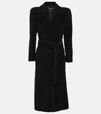 Balenciaga Cashmere and wool-blend coat