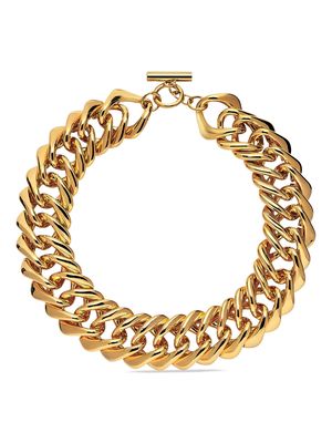Balenciaga chunky chain necklace - Gold