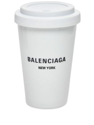 Balenciaga Cities New York coffee cup - White