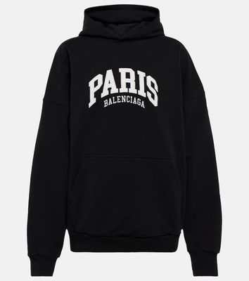 Balenciaga Cities Paris cotton hoodie