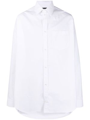 Balenciaga Cocoon long-length shirt - White