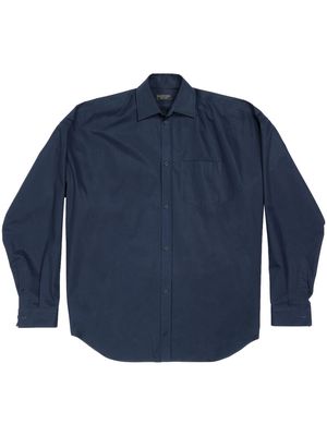Balenciaga Cocoon long-sleeve shirt - Blue