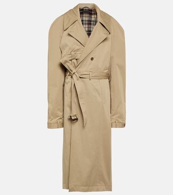 Balenciaga Cotton gabardine trench coat
