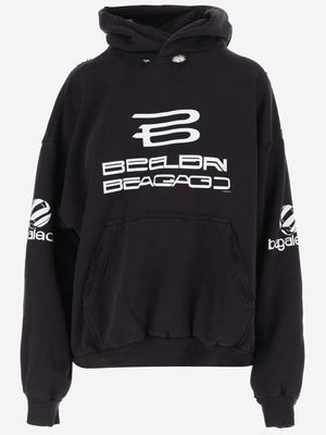 Balenciaga Cotton Sweatshirt With Ai Generated Pattern