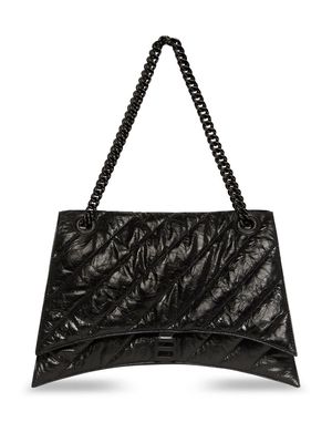 Balenciaga Crush quilted shoulder bag - Black