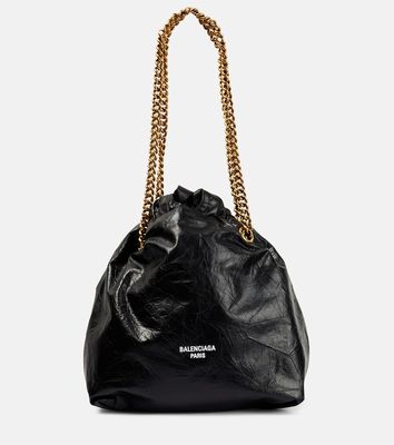 Balenciaga Crush Small leather tote bag