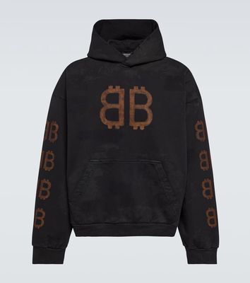 Balenciaga Crypto cotton jersey hoodie