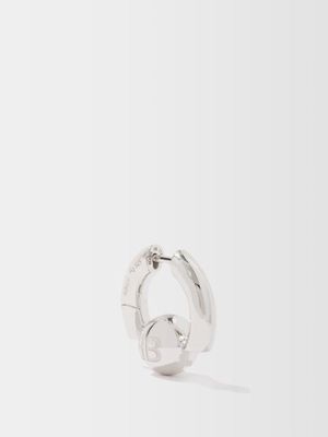 Balenciaga - Cut Xs Sterling-silver Single Earring - Womens - Silver