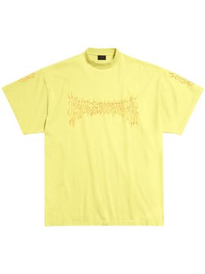 Balenciaga Darkwave cotton T-shirt - Yellow