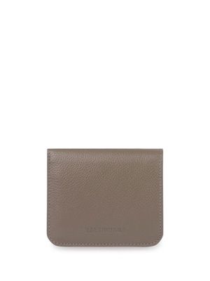 Balenciaga debossed-logo leather wallet - Grey