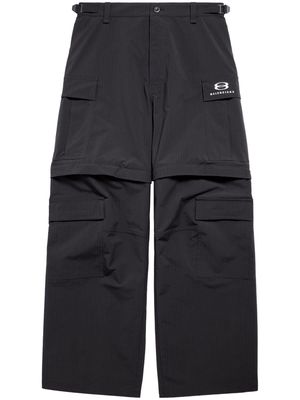 Balenciaga detachable-leg cargo trousers - Black