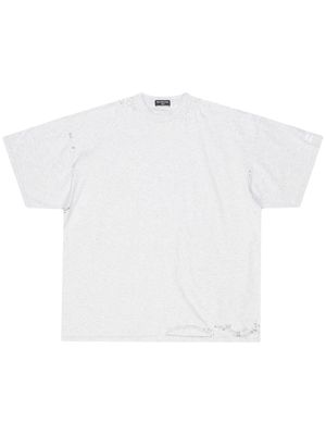 Balenciaga distressed-effect cotton T-Shirt - Grey