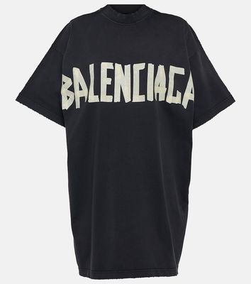 Balenciaga Double Front faded cotton jersey T-shirt