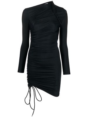 Balenciaga drawstring-detailed minidress - Black