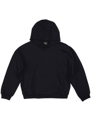 Balenciaga drop-shoulder cotton hoodie - Black