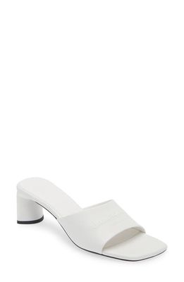 Balenciaga Dutyfree Slide Sandal in White at Nordstrom, Size 8Us