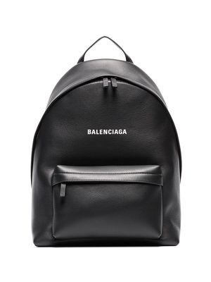 Balenciaga Everyday logo backpack - Black