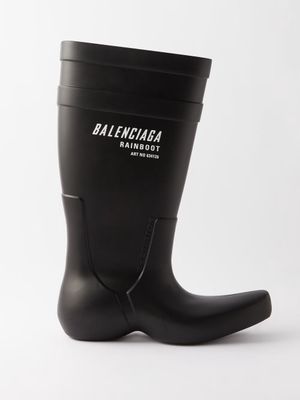 Balenciaga - Exacavator Rubber Rain Boots - Mens - Black