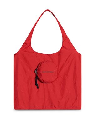 BALENCIAGA expandable shopping bag - Red
