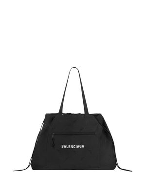 Balenciaga expandable tote bag - Black