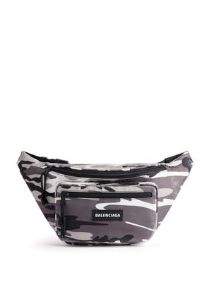 Balenciaga Explorer camouflage-print belt bag - Grey