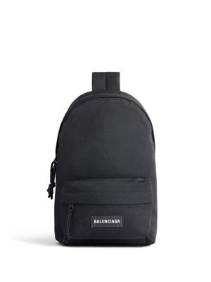Balenciaga Explorer canvas backpack - BLACK
