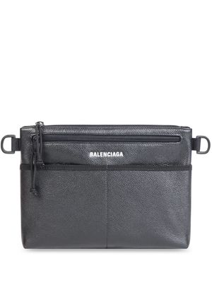 Balenciaga Explorer flat-pouch crossbody bag - Grey