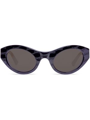 Balenciaga Eyewear BB Monogram cat-eye sunglasses - Blue