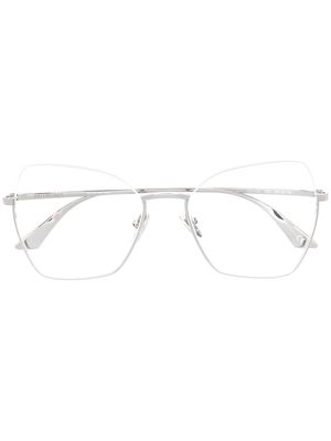 Balenciaga Eyewear butterfly-frame glasses - Silver