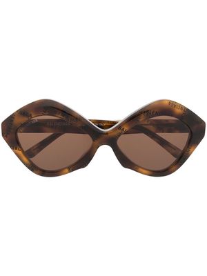 Balenciaga Eyewear butterfly-frame sunglasses - Brown