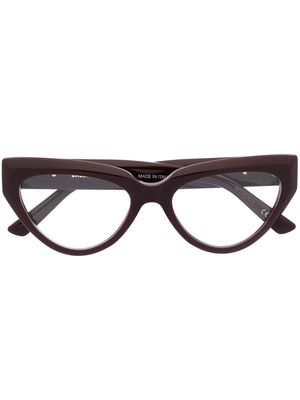 Balenciaga Eyewear D-frame glasses - Red