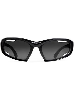 Balenciaga Eyewear Dynamo rectangle-frame sunglasses - Black