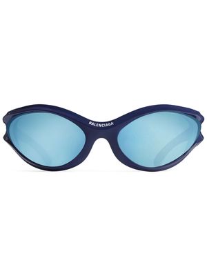 Balenciaga Eyewear Dynamo round-frame sunglasses - Blue