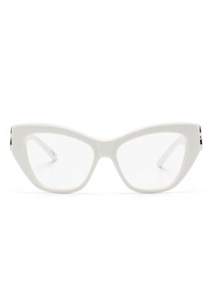 Balenciaga Eyewear Dynasty cat-eye glasses - White