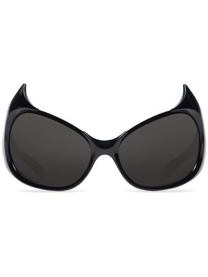 Balenciaga Eyewear Gotham cat-eye frame sunglasses - Black