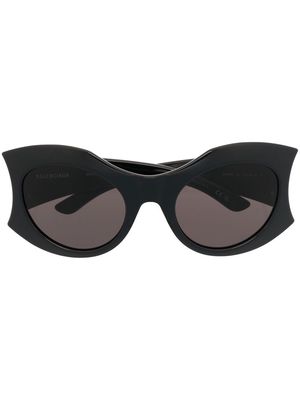 Balenciaga Eyewear Hourglass logo cat-eye sunglasses - Black