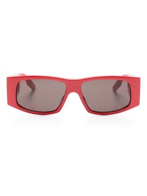 Balenciaga Eyewear LED rectangle-frame sunglasses - Red