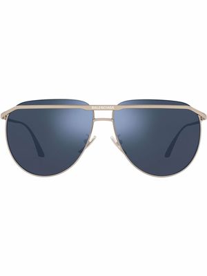 Balenciaga Eyewear pilot frame sunglasses - Blue