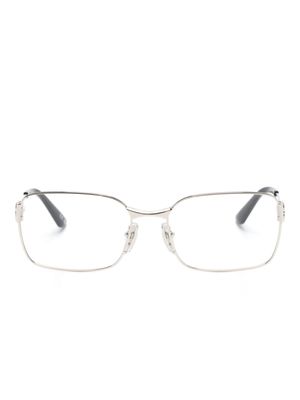 Balenciaga Eyewear rectangle-frame glasses - Silver