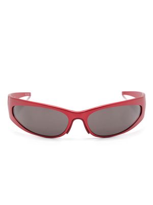 Balenciaga Eyewear Reverse Xpander 2.0 rectangle-frame sunglasses - Red