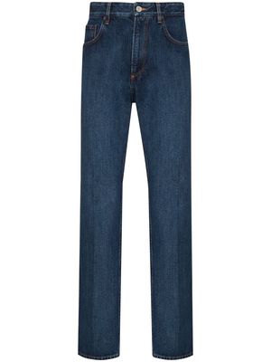 Balenciaga faded slim-leg jeans - Blue