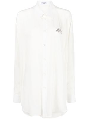 BALENCIAGA Fashion Institute oversized shirt - White