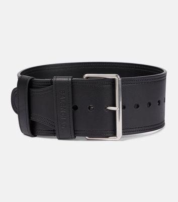 Balenciaga Force leather belt