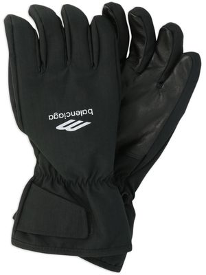 Balenciaga GL ski gloves - Black