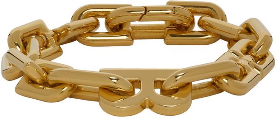 Balenciaga Gold B Chain Bracelet