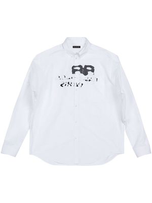 Balenciaga Hand Drawn BB Icon shirt - White