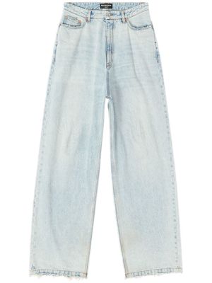 Balenciaga high-rise wide-leg jeans - Blue