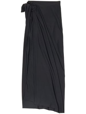 Balenciaga high-waisted beach skirt - Black