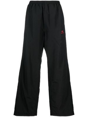 Balenciaga high-waisted track pants - Black