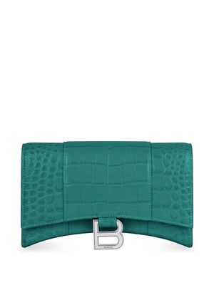 Balenciaga Hourglass chain wallet - Green